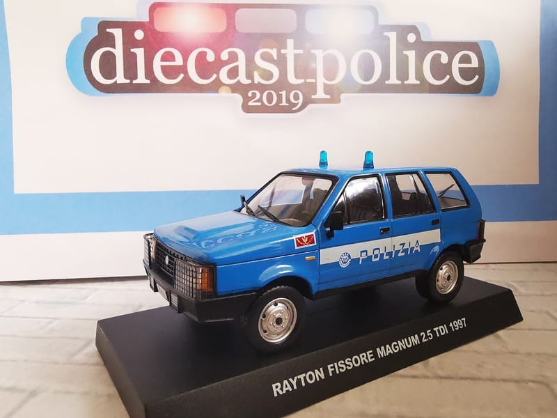 Rayton Rayton Fissore Magnum 2.5 TDI 1/43 diecast Police — Polizia di Stato Italy