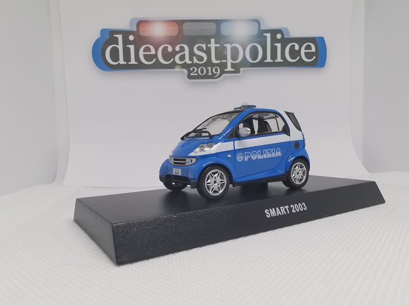 Smart Smart Fortwo 1/43 diecast Police — Polizia di Stato Italy