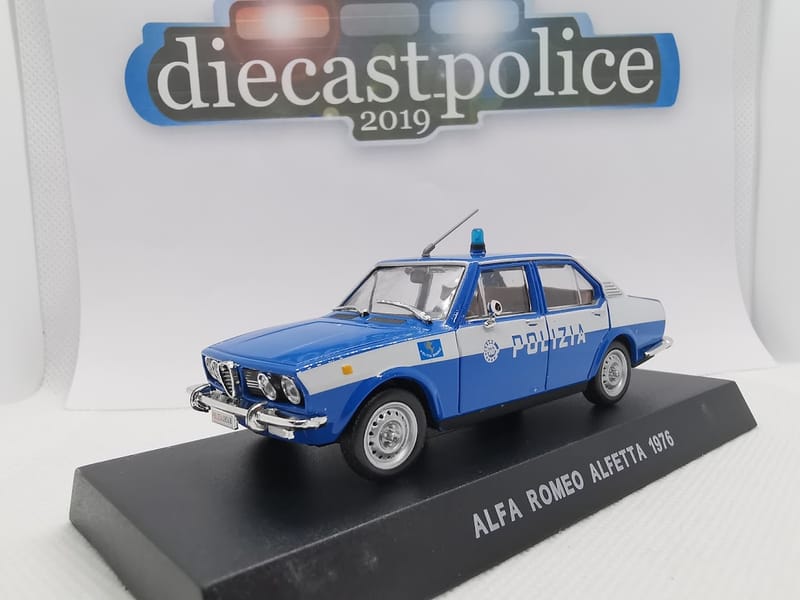 Alfa Romeo Alfa Romeo Alfetta 1/43 diecast Police — Polizia di Stato Italy