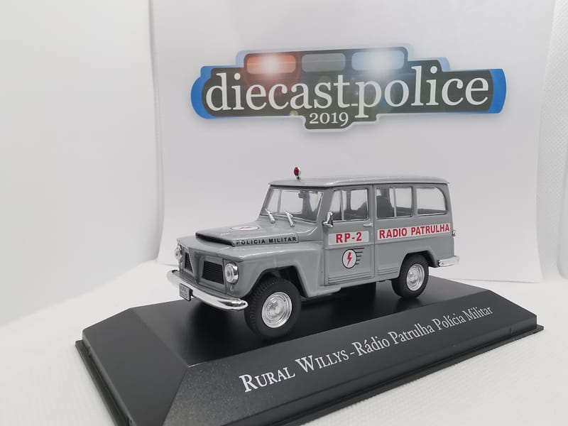 Willys Rural Willys 1/43 diecast Gendarmerie — Polícia Militar Brazil