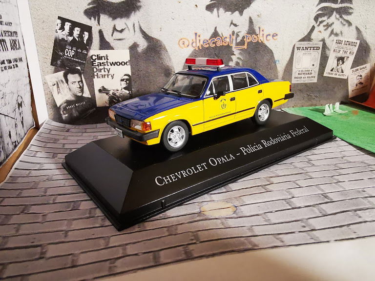 Chevrolet Chevrolet Opala 1/43 diecast Traffic Police — Polícia Rodoviária Federal Brazil