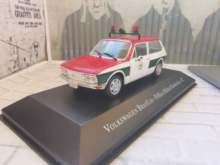 Volkswagen Volkswagen Brasilia 1/43 diecast Gendarmerie — Polícia Militar Brazil