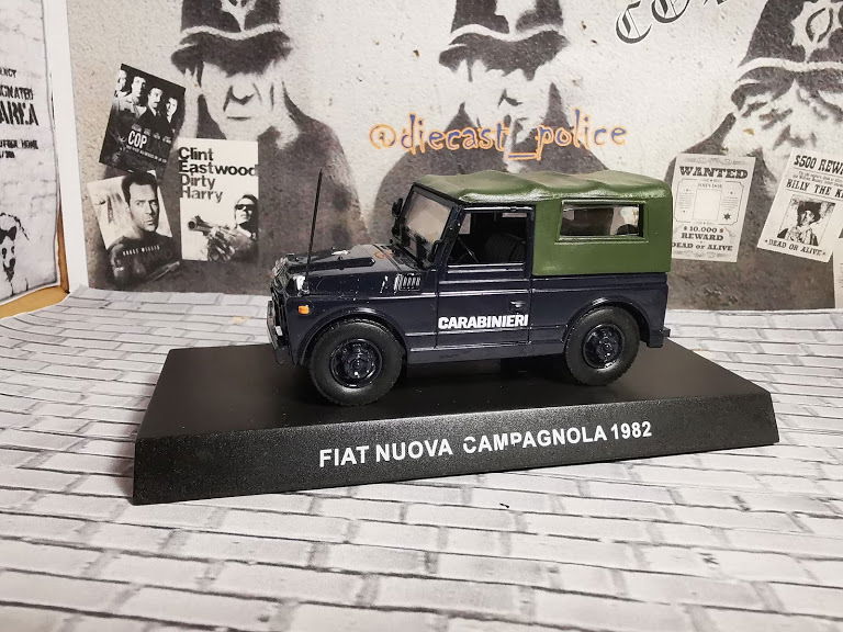 Fiat Fiat Nuova Campagnola 1/43 diecast Gendarmerie — Carabinieri Italy