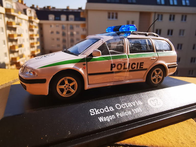 Škoda Skoda Octavia Wagon 1/43 diecast Police — Policie ČR Czech Republic
