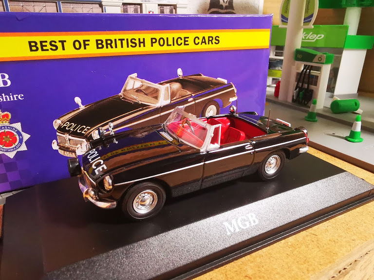 MG MGB Spider 1/43 diecast Regional Police — Lancashire Constabulary United Kingdom