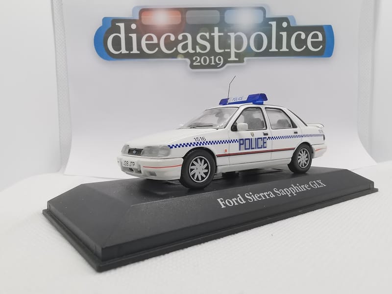 Ford Ford Sierra Saphire GLS 1/43 diecast Regional Police — Hampshire and Isle of Wight Constabulary United Kingdom