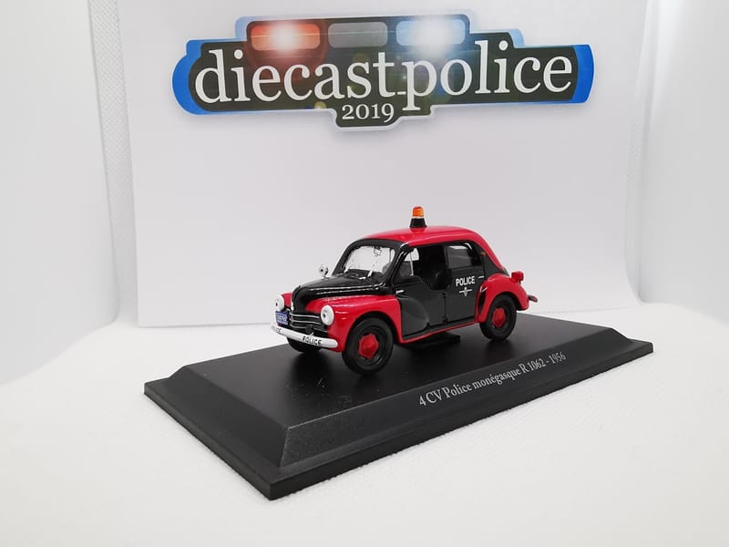 Renault Renault 4cv 1/43 diecast Police — Public Security Monaco
