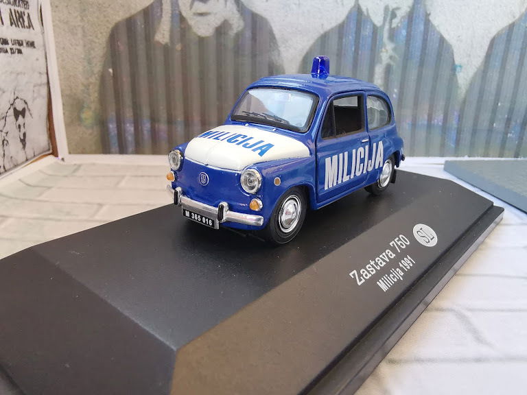 Zastava Zastava 750 1/43 diecast Police — Milicija (Yugoslavia) Slovenia