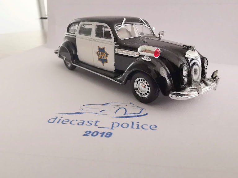 Chrysler Chrysler Airflow 1/43 diecast Regional Police — California Highway Patrol United States