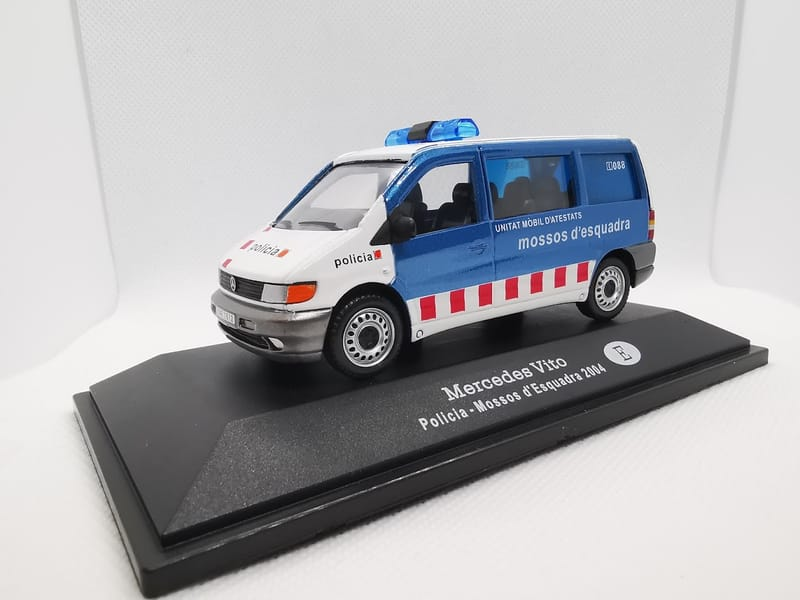 Mercedes-Benz Mercedes-Benz Vito 1/43 diecast Regional Police — Mossos d'Esquadra Spain