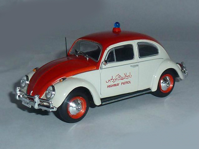Volkswagen Volkswagen Beetle 1/43 diecast Police — Afghan Highway Police Afghanistan