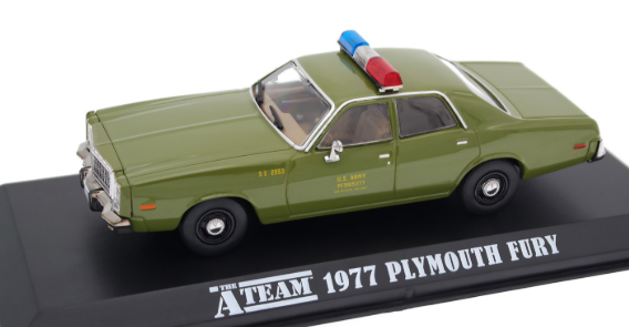 Plymouth Plymouth Fury 1/43 diecast Military Police — Military Police Corps (United States) United States