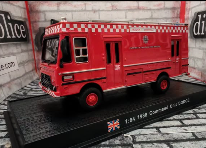 Dodge Dodge 1/64 diecast Fire — Fire & Rescue Service United Kingdom