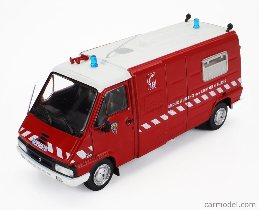 Land Rover Renault Master T35 1/43 diecast Fire — Sapeurs-Pompiers France