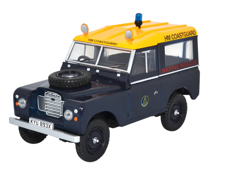 Land Rover Land Rover Series 3 SWB Station Wagon 1/43 diecast Coast Guard — HM Coastguard United Kingdom