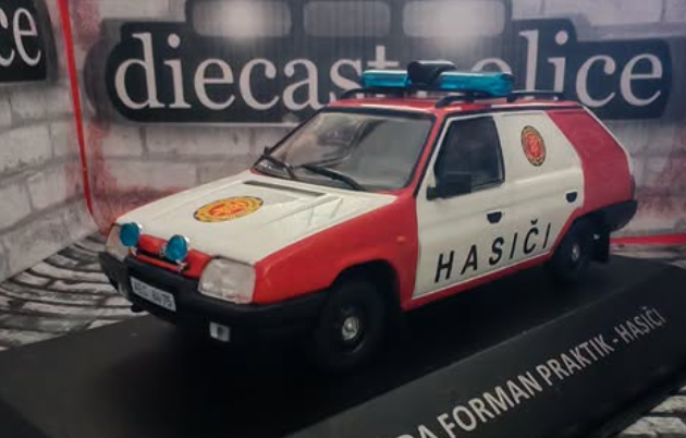 Škoda Skoda Forman Praktik 1/43 diecast Fire — Hasiči Czech Republic