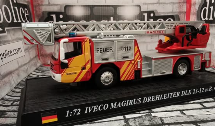 Iveco Iveco Magirus Drehleiter DLK 23-12 1/43 diecast Fire — Feuerwehr Germany