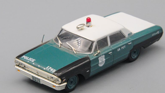 Ford Ford Galaxie 500 1/43 diecast Police — New York City Police Department United States