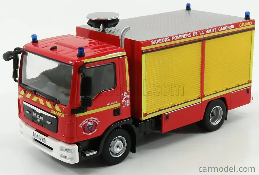 MAN MAN - TGL 1/43 diecast Fire — Sapeurs-Pompiers France