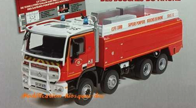 Mercedes-Benz Mercedes-Benz Actros 4146 1/43 diecast Fire — Sapeurs-Pompiers France