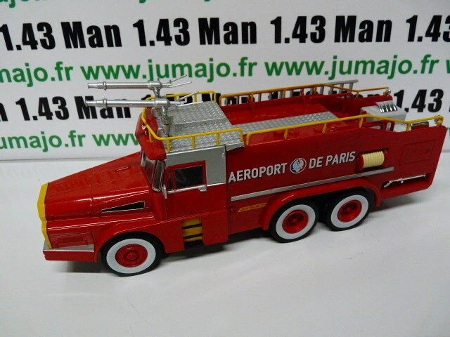 Willème Willème W 8 DAE 6x6 1/43 diecast Fire — Sapeurs-Pompiers France
