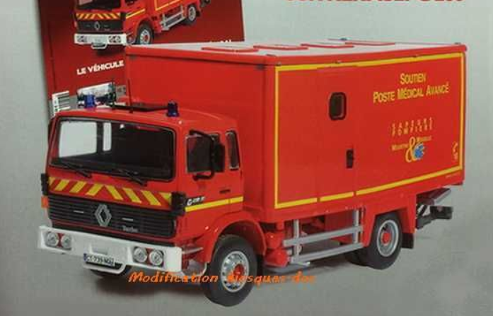 Renault Renault VI G230 1/43 diecast Fire — Sapeurs-Pompiers France