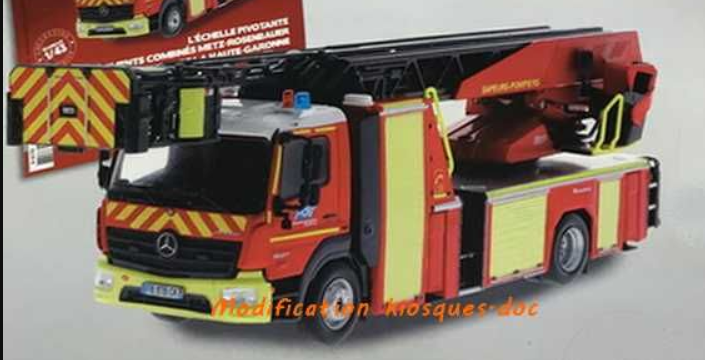Mercedes-Benz Mercedes-Benz Atego 1/43 diecast Fire — Sapeurs-Pompiers France
