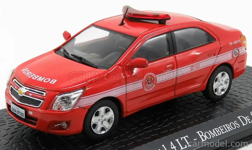 Chevrolet CHEVROLET COBALT 1.4 LT 1/43 diecast Fire — Corpo de Bombeiros Brazil