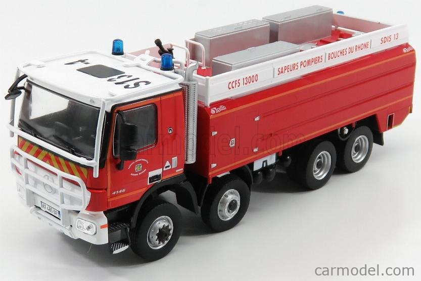 Mercedes-Benz MERCEDES-BENZ - ACTROS 4146 1/43 diecast Fire — Sapeurs-Pompiers France