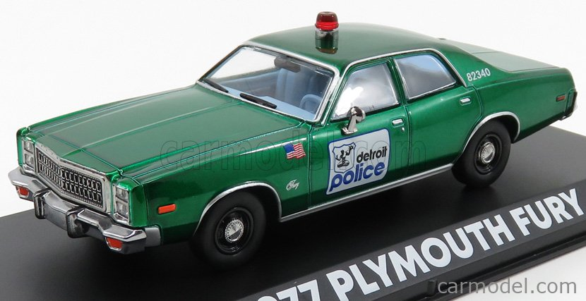 Plymouth Plymouth Fury 1/43 diecast Police — Detroit Police Department United States