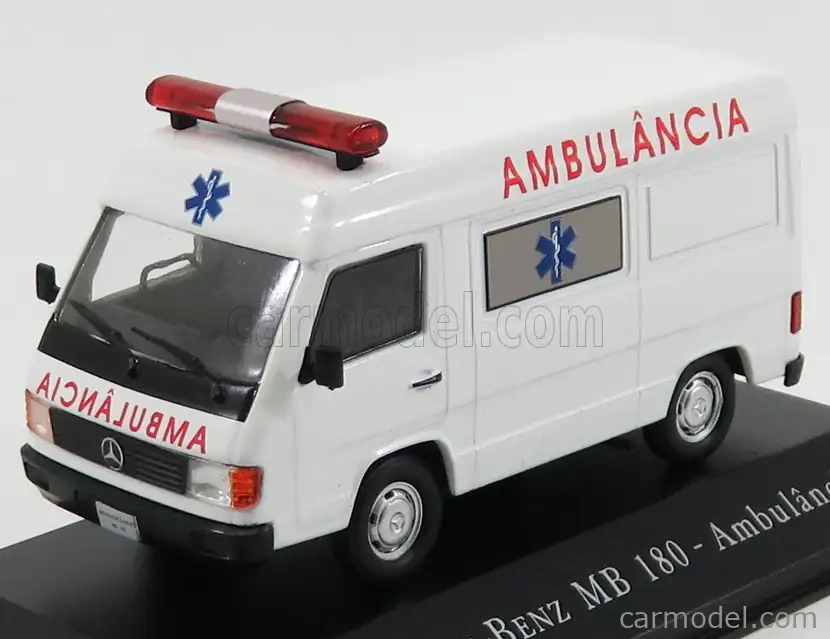 Mercedes-Benz Mercedes-Benz MB180 1/43 diecast Ambulance — SAMU Brazil
