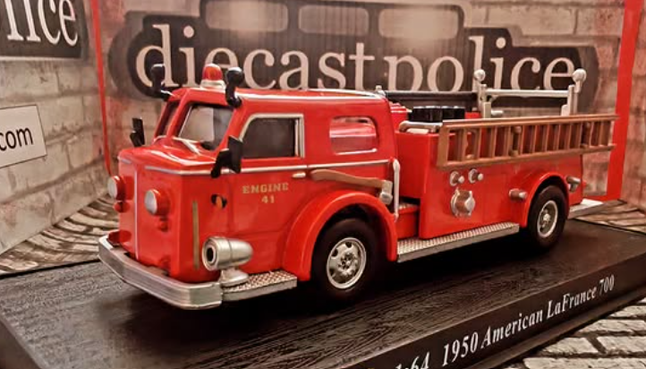 LaFrance American LaFrance 700 1/43 diecast Fire — Fire Department United States