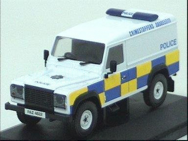 Land Rover Land Rover Defender 1/43 diecast Regional Police — Police Service of Northern Ireland (PSNI) United Kingdom