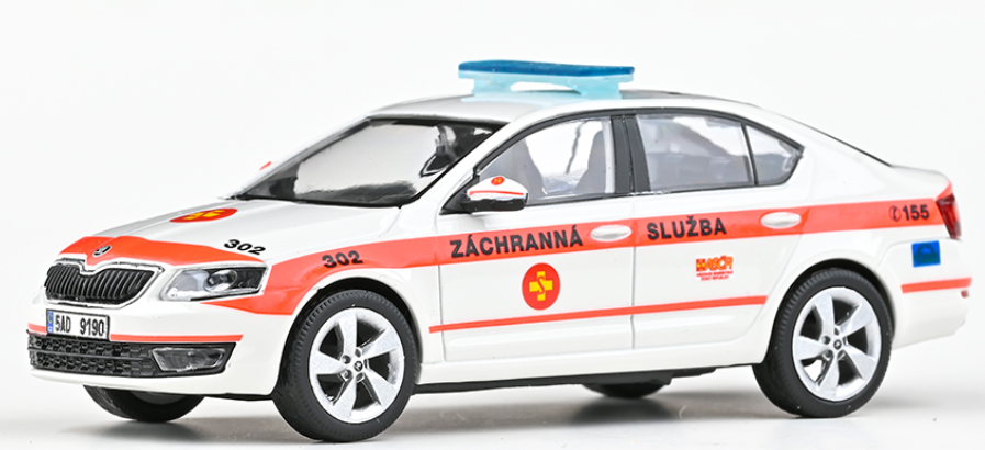 Škoda Skoda Octavia III 1/43 diecast Civil Protection — Asociace samaritánů České republiky Czech Republic