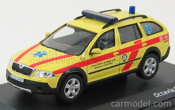 Škoda Skoda Octavia II Combi Scout 1/43 diecast Ambulance — Záchranná služba Czech Republic