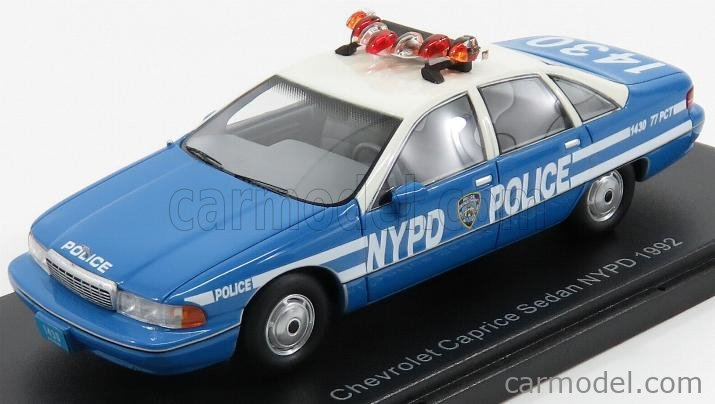Chevrolet CHEVROLET - CAPRICE SEDAN 1/43 diecast Police — New York City Police Department United States