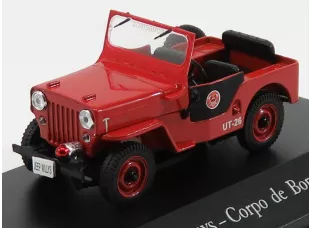 Willys JEEP - WILLYS 1/43 diecast Fire — Corpo de Bombeiros Brazil