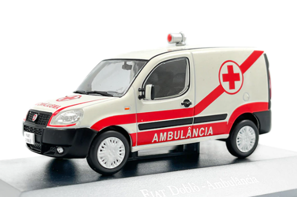 Fiat Fiat Doblo 1/43 diecast Ambulance — SAMU Brazil