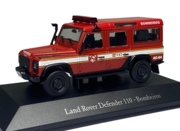 Land Rover Land Rover Defender 110 1/43 diecast Fire — Corpo de Bombeiros Brazil