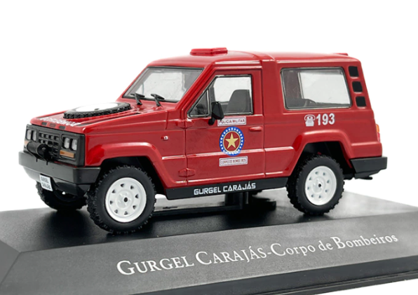 Gurgel Gurgel Carajás 1/43 diecast Fire — Corpo de Bombeiros Brazil