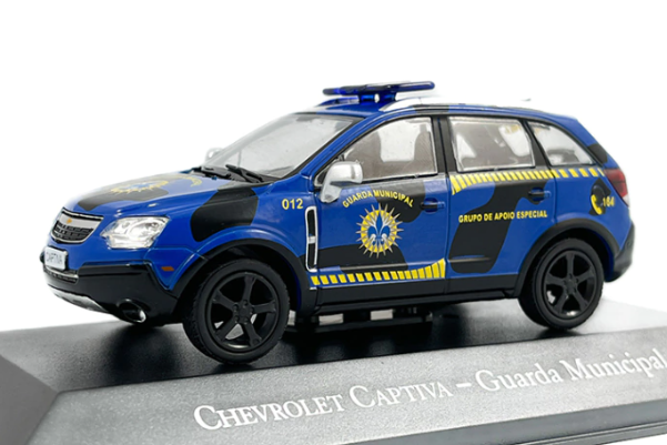 Chevrolet Chevrolet Captiva 1/43 diecast Local Police — Guarda Municipal Brazil