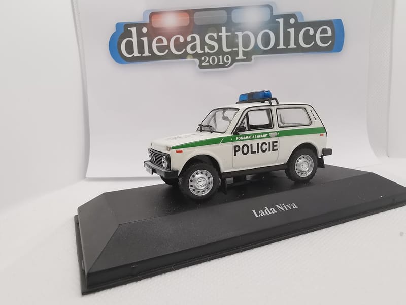 Lada Lada Niva 1/43 diecast Police — Policie ČR Czech Republic