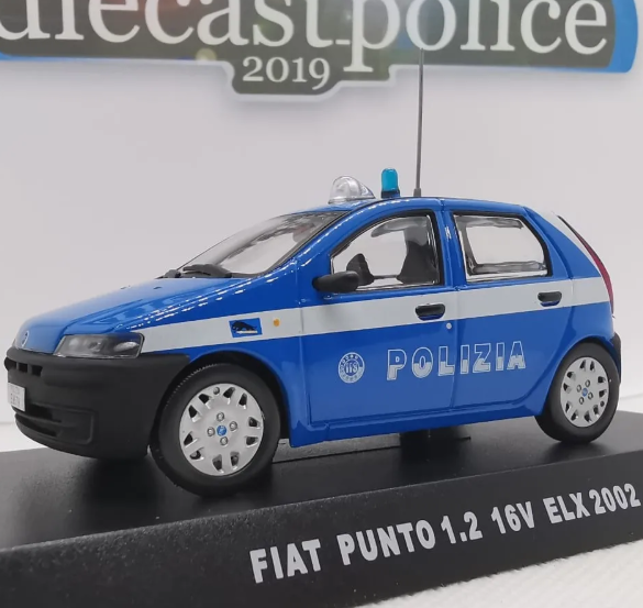 Fiat FIAT PUNTO 1.2 16V ELX 1/43 diecast Police — Polizia di Stato Italy
