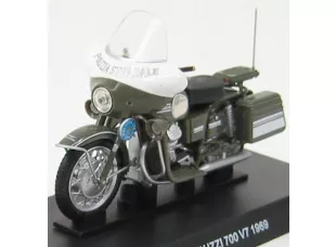 Moto Guzzi MOTO GUZZI V7 700 1/24 diecast Police — Polizia di Stato Italy