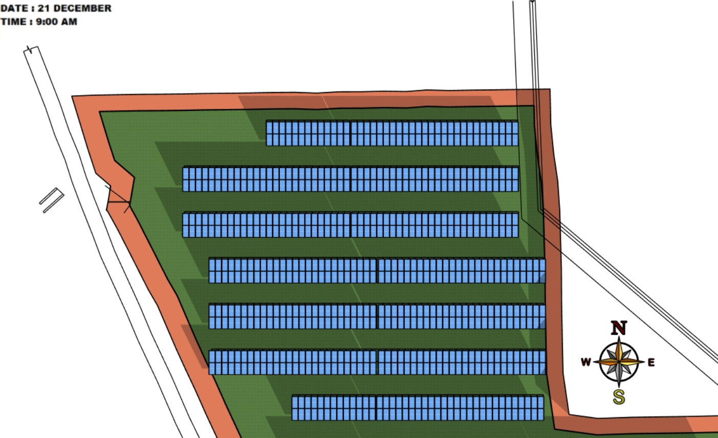 Near-Shading Analysis & Solar PV Array Optimization