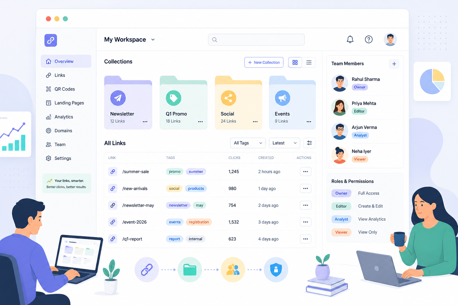 Organized workspace