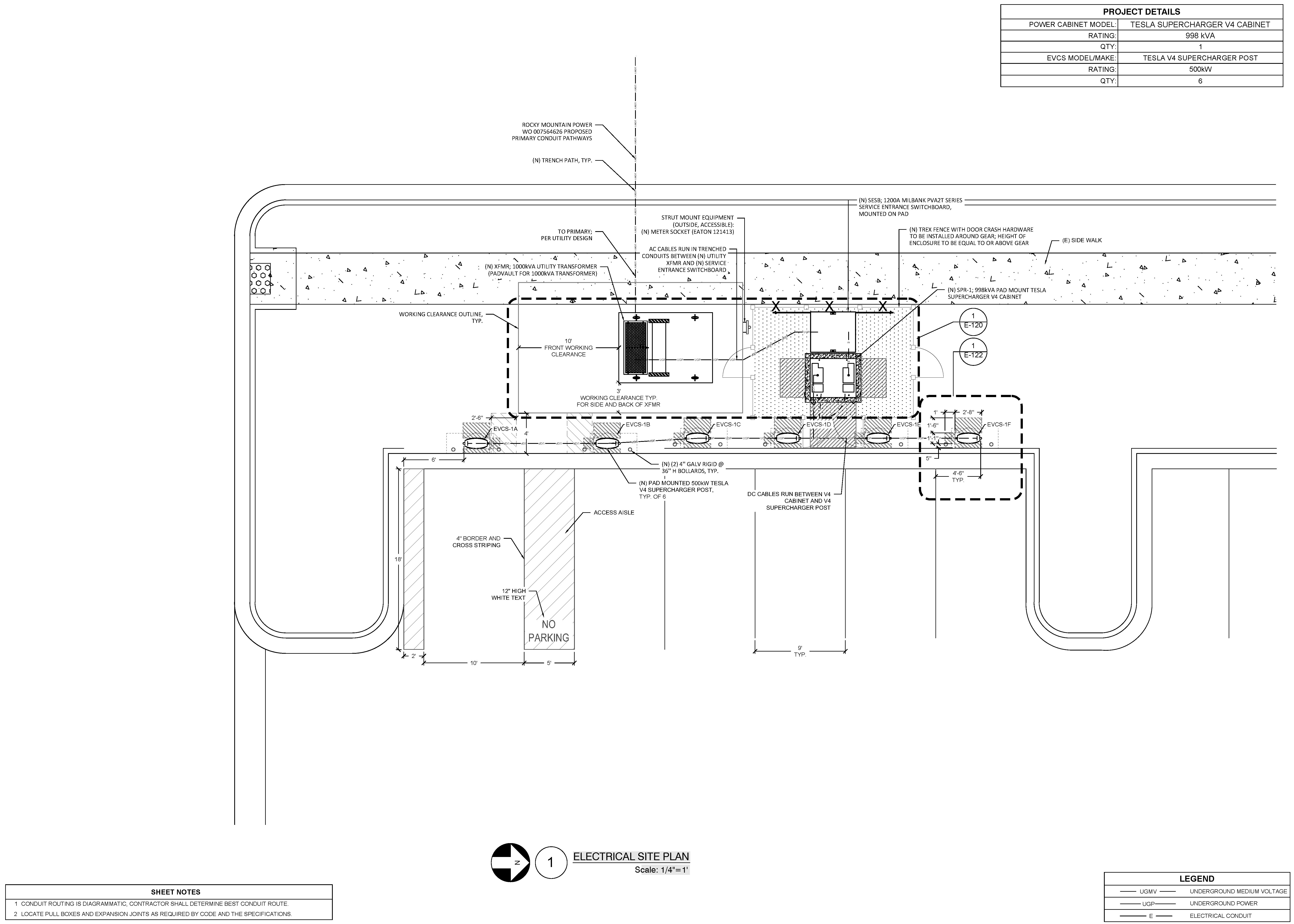 Tesla V4 Supercharger Project