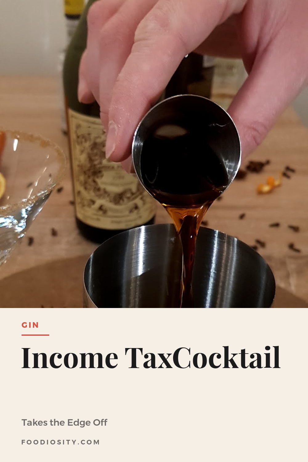 Income Tax Cocktail &mdash; Takes the Edge Off