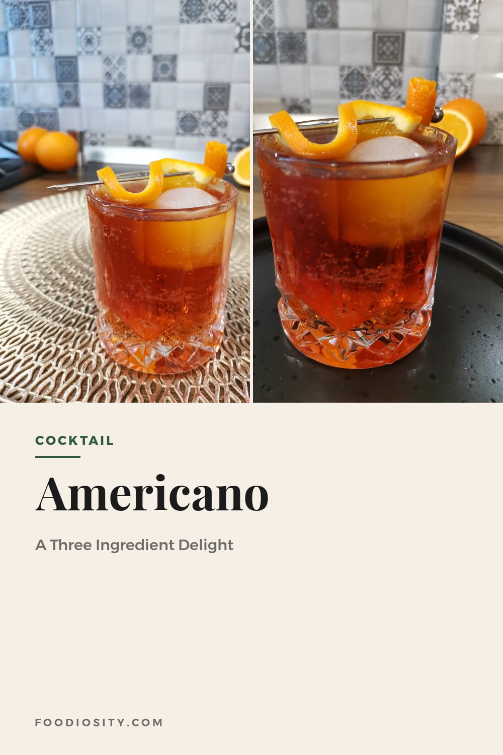 Americano &mdash; A Three Ingredient Delight