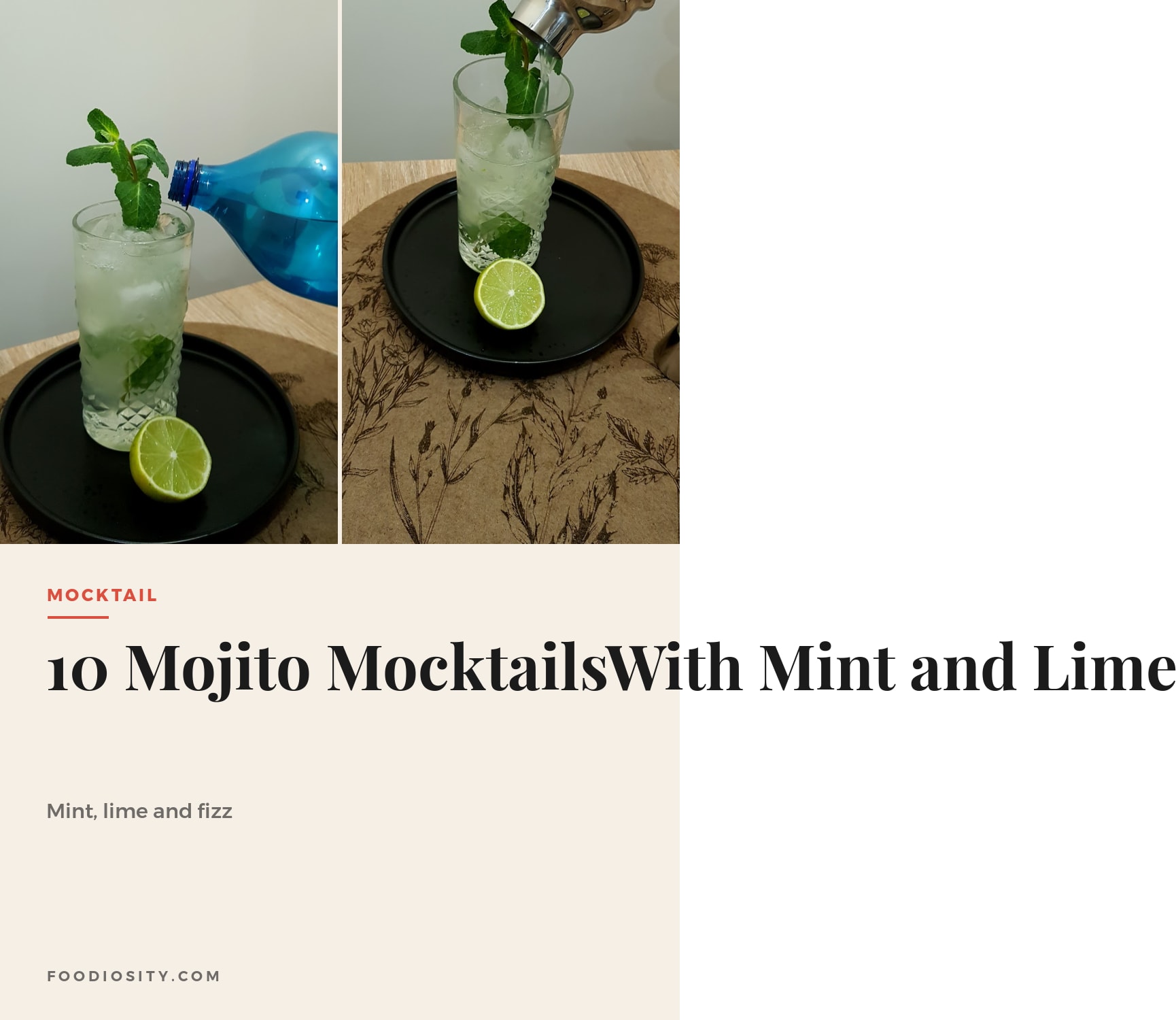 10 Mojito Mocktails With Mint and Lime